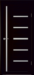 Межкомнатная дверь Мадрид, 800*2000, Кипарис темный, Albero, (стекло матовое)