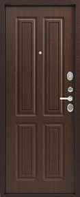 Стальная дверь, L-4/1, медный муар/вайлд-вайлд, 960*2050 (Пр), в комплекте с замком, Легион