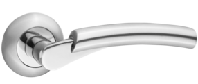 Ручка раздельная, Бари, никель матовый/никель блестящий, RENZ, DH (N) 45-08 SN/NP