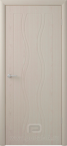 Межкомнатная дверь Бергамо, 600*2000, Беленый дуб, Albero (глухая)