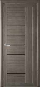 Межкомнатная дверь Марсель, 800*2000, Кедр серый, Albero, (стекло черное)