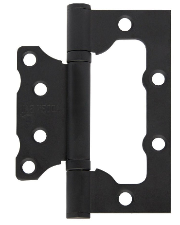 Петля без врезки, B020-U , черный, BUSSARE, 100X75X2.5-2BB-1BL Петля без врезки, B020-U , черный, BUSSARE, 100X75X2.5-2BB-1BL