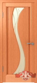 Межкомнатная дверь 6ДО6, 700*2000 Левая, Анегри, ВФД, (стекло матированное с фьюзингом)