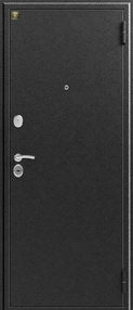 Стальная дверь, Z-4, серебро-венге, 960*2050 (Л), new, в комплекте с замком, Зевс