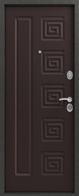 Стальная дверь, S-2, серебро-венге, 860*2050 (Л), new, в комплекте с замком, Сибирь