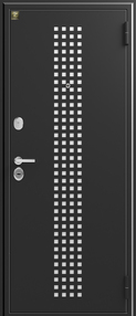 Стальная дверь, Z-5 Италия, черный шелк-венге шелк, 860*2050 (Л), new, в комплекте с замком, Зевс