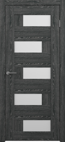 Межкомнатная дверь Гавана, 800*2000, Черное дерево, Albero, (стекло матовое)