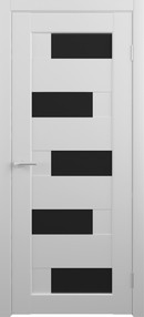 Межкомнатная дверь Гавана, 800*2000, Белый, Albero, (стекло черное)
