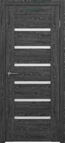 Межкомнатная дверь Мальта, 800*2000, Черное дерево, Albero, (стекло матовое)