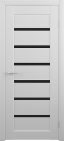 Межкомнатная дверь Мальта, 800*2000, Белый, Albero, (стекло черное)