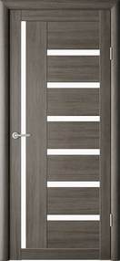 Межкомнатная дверь Мадрид, 800*2000, Кедр серый, Albero, (стекло белое)