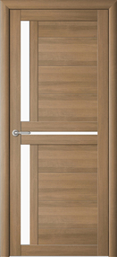 Межкомнатная дверь Кельн, 800*2000, Кипарис янтарный, Albero, (стекло белое)