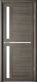 Межкомнатная дверь Кельн, 800*2000, Кедр серый, Albero, (стекло белое)