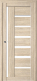 Межкомнатная дверь Мадрид, 600*2000, Лиственница мокко, Albero, (стекло белое)