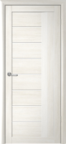 Межкомнатная дверь Марсель, 800*2000, Белый кипарис, Albero, (стекло белое)