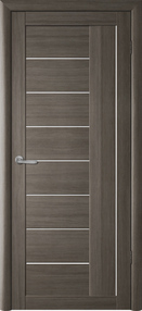 Межкомнатная дверь Марсель, 800*2000, Кедр серый, Albero, (стекло белое)