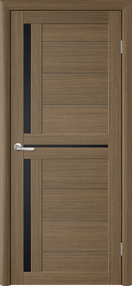 Межкомнатная дверь Тренд Т-5, 900*2000, Тик, Albero, (стекло черное)
