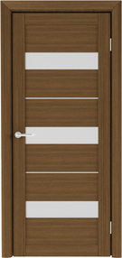 Межкомнатная дверь Тренд Т-7, 600*2000, Тик, Albero, (стекло матовое)