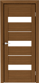 Межкомнатная дверь Тренд Т-7, 900*2000, Тик, Albero, (стекло белое)