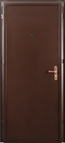 Стальная дверь, Профи, медь-медь, 850*2050 (Пр), в комплекте с замком, Промет