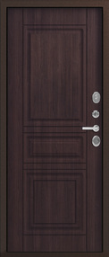 Стальная дверь, Т-7, медь-венге, 960*2050 (Л), в комплекте с замком, Легион