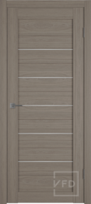 Межкомнатная дверь Atum AL X6, 600*2000, Brun Oak Silver mould, ВФД (глухая)