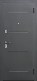 Стальная дверь, Гарда 7,5, муар-венге тобакко, 860*2050 (Пр), в комплекте с замком, Ferroni