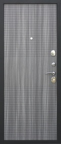 Стальная дверь, Гарда 7,5, муар-венге тобакко, 860*2050 (Пр), в комплекте с замком, Ferroni