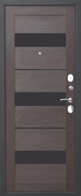 Стальная дверь, Гарда 6см, муар-темный кипарис, 860*2050 (Пр), в комплекте с замком, Ferroni