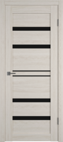 Межкомнатная дверь Atum PRO X26, 600*2000, Stone Oak, ВФД, (Black Gloss)