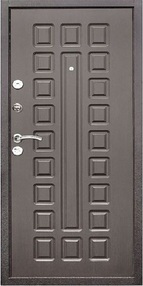 Входная дверь Йошкар, медь-венге, 860*2050 (Л), в комплекте с замком