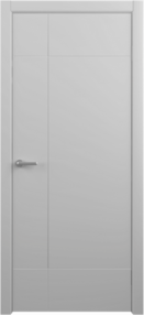 Межкомнатная дверь Альфа, 600*2000, Платина, Albero (глухая)