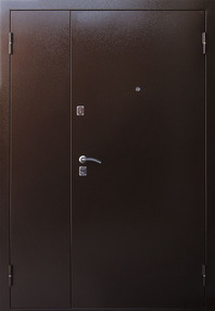 Стальная дверь, Одиссей-200, медь-медь, 1 280*2050 (Пр), в комплекте с замком, Ретвизан