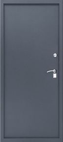 Стальная дверь, Тесей-100 NEW, букле изумруд-букле изумруд, 980*2050 (Пр), в комплекте с замком, Ретвизан
