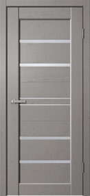 Межкомнатная дверь STATUS 02, 800*2000, Grey Soft, Сибирь Профиль, (стекло матовое)