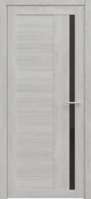 Межкомнатная дверь Валенсия, 600*2000, Дуб нордик, Albero, (стекло черное)