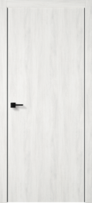 Межкомнатная дверь Urban Z, 800*2000, Nord Vellum, ВФД, c запилом под ручку и защелку Morelli 1895