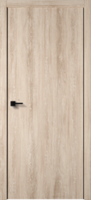 Межкомнатная дверь Urban Z, 800*2000, Sand Vellum, ВФД, c запилом под ручку и защелку Morelli 1895