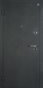 Входная дверь Алмаз 11 NEW эксцентрик, черный шелк-прага кипарис темный, 880*2050 (Л), в комплекте с замком, Алмаз