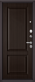 Входная дверь TRUST MASS 1, букле шоколад-ларче шоколад, 860*2050 (Л), в комплекте с замком, Мастино (Бульдорс)