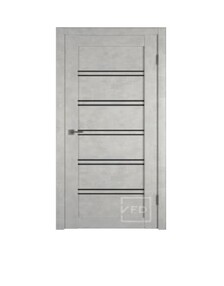 Межкомнатная дверь Atum PRO X28, 900*2000, Antic loft, ВФД, (Black Gloss)