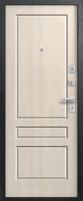 Стальная дверь, LUX-6, серый муар-седой дуб, 860*2050 (Пр), в комплекте с замком, Центурион