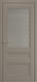 Межкомнатная дверь Византия, 800*2000, серый, Albero, (Лорд серый)