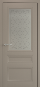 Межкомнатная дверь Византия, 800*2000, серый, Albero, (Титул серый)