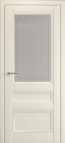 Межкомнатная дверь Византия, 800*2000, Ваниль, Albero, (Титул серый)