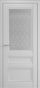 Межкомнатная дверь Византия, 800*2000, Платина, Albero, (Титул серый)