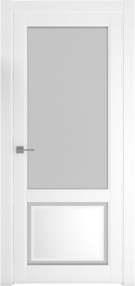 Межкомнатная дверь Афина-1, 600*2000, Белый, Albero, (стекло матовое)