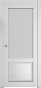 Межкомнатная дверь Афина-1, 600*2000, Платина, Albero, (стекло матовое)