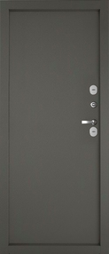 Стальная дверь, НОРД, букле графит-букле графит, 880*2050 (Л), в комплекте с замком, Промет