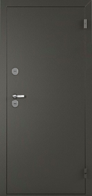 Стальная дверь, НОРД, букле графит-букле графит, 980*2050 (Л), в комплекте с замком, Промет
